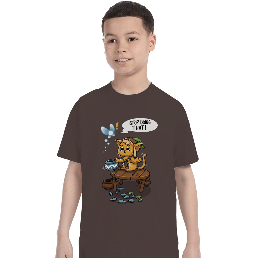 Shirts T-Shirts, Youth / XL / Dark Chocolate Linkitty