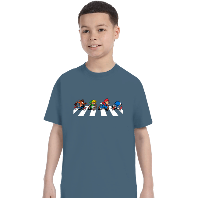Secret_Shirts T-Shirts, Youth / XS / Indigo Blue The Pixels