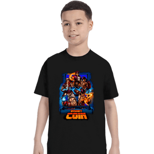 Secret_Shirts T-Shirts, Youth / XS / Black Insert Coin Fighter