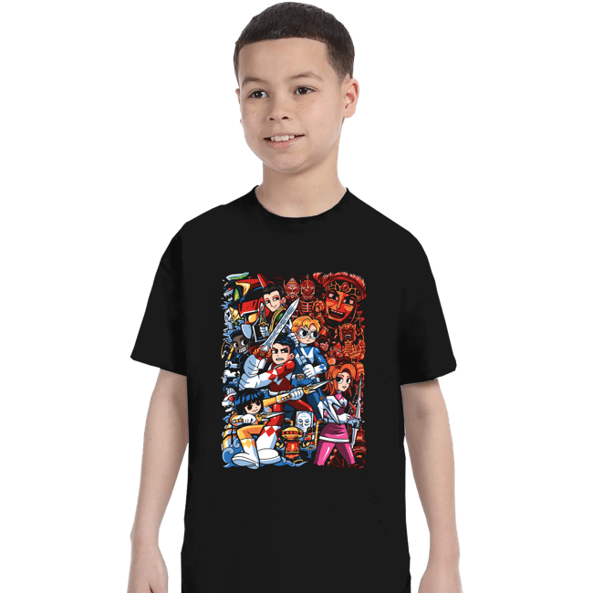 Secret_Shirts T-Shirts, Youth / XS / Black Morphin Pilgrim!