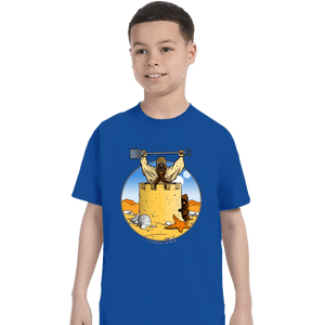 Shirts T-Shirts, Youth / XS / Royal Blue Sand Castle People