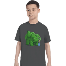 Load image into Gallery viewer, Shirts T-Shirts, Youth / XS / Charcoal Plant Type Monster
