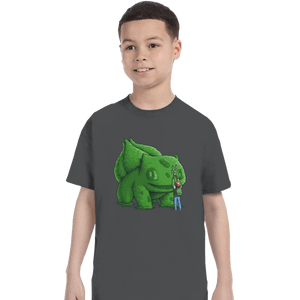 Shirts T-Shirts, Youth / XS / Charcoal Plant Type Monster