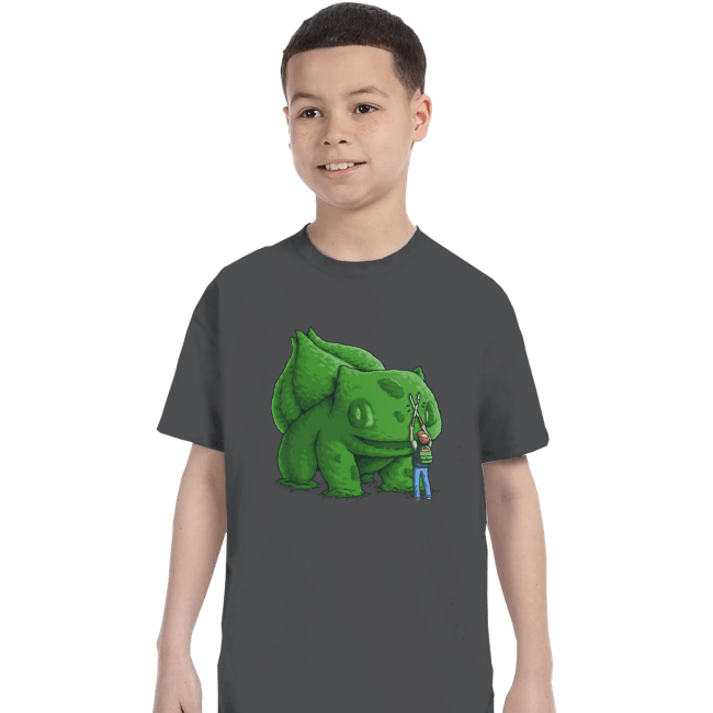 Shirts T-Shirts, Youth / XS / Charcoal Plant Type Monster