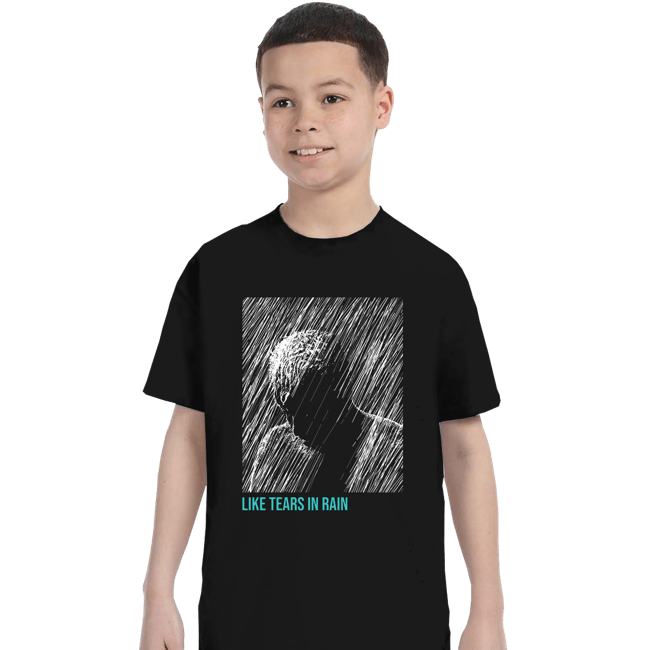 Daily_Deal_Shirts T-Shirts, Youth / XS / Black Like Tears In Rain