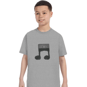 Shirts T-Shirts, Youth / XS / Sports Grey Made Of Music
