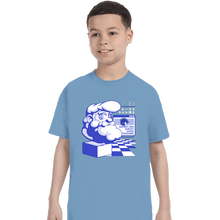 Load image into Gallery viewer, Secret_Shirts T-Shirts, Youth / XS / Powder Blue Light Wave
