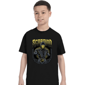 Daily_Deal_Shirts T-Shirts, Youth / XS / Black Scorpion Crest