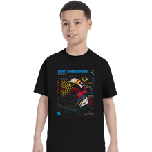 Load image into Gallery viewer, Shirts T-Shirts, Youth / XS / Black Light Speed Shoes
