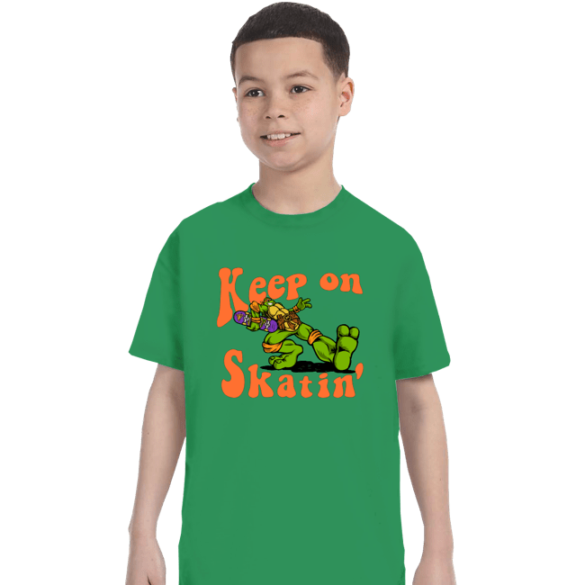 Daily_Deal_Shirts T-Shirts, Youth / XS / Irish Green Keep On Skatin'