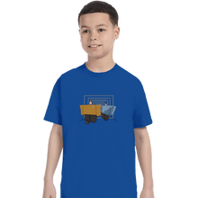 Load image into Gallery viewer, Shirts T-Shirts, Youth / XS / Royal Blue Kirk Loves It

