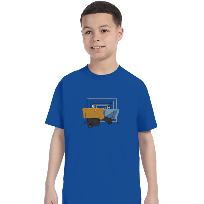Shirts T-Shirts, Youth / XS / Royal Blue Kirk Loves It