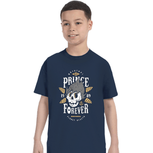 Shirts T-Shirts, Youth / XS / Navy Prince Forever