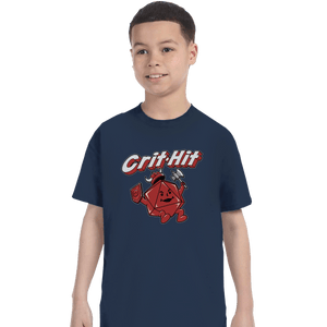 Shirts T-Shirts, Youth / XL / Navy Crit-Hit