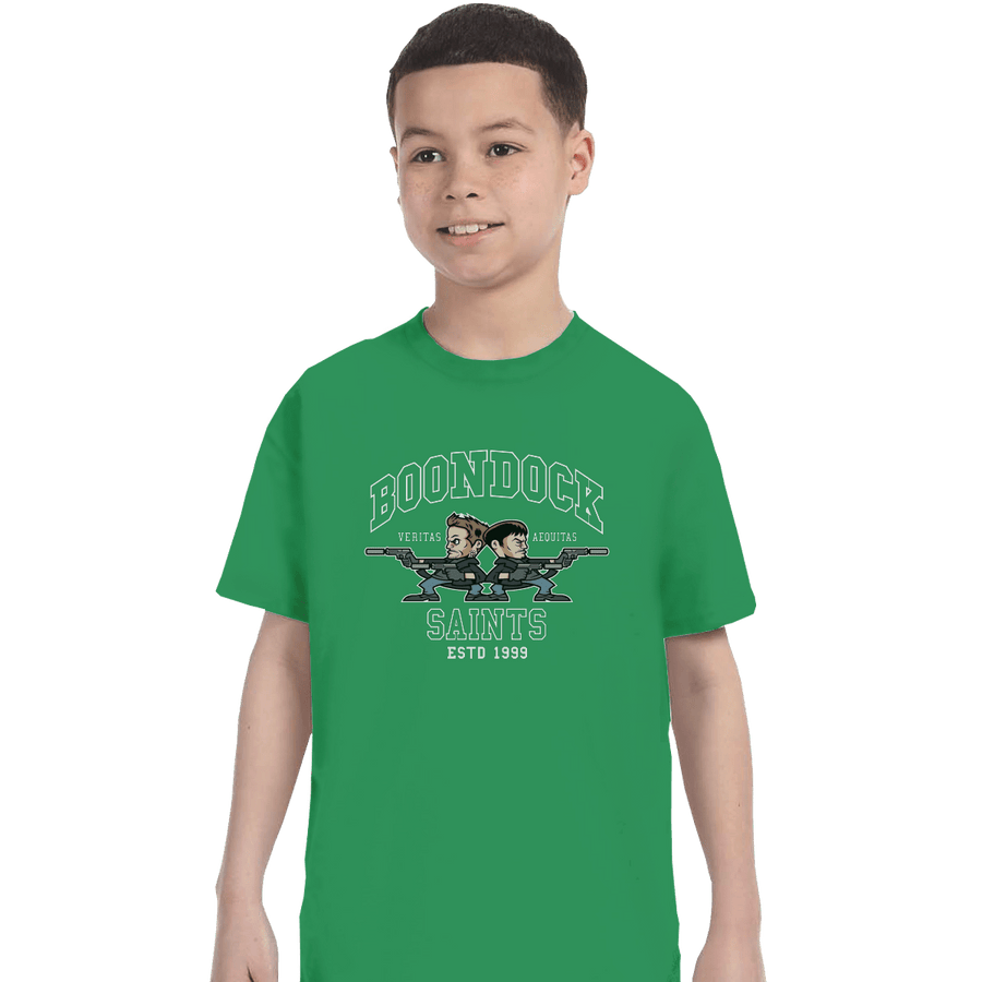 Secret_Shirts T-Shirts, Youth / XS / Irish Green Boondock Saints 1999