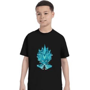 Shirts T-Shirts, Youth / XL / Black Super Saiyan Blue