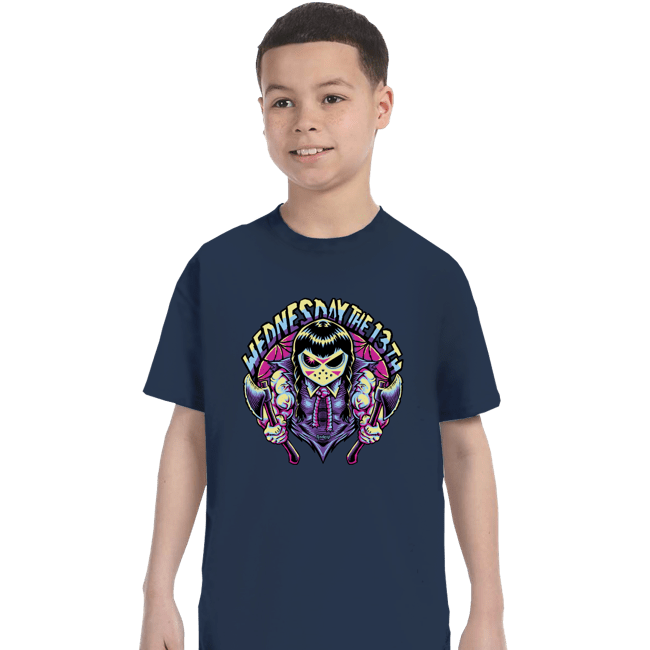 Daily_Deal_Shirts T-Shirts, Youth / XS / Navy Wednesday The 13th