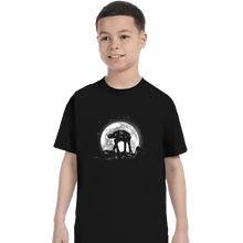 Load image into Gallery viewer, Shirts T-Shirts, Youth / XS / Black Moonlight Walking
