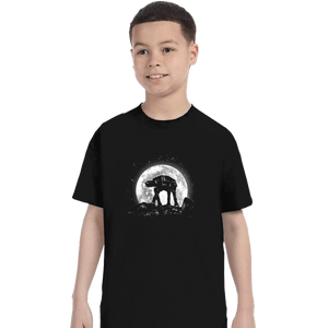 Shirts T-Shirts, Youth / XS / Black Moonlight Walking
