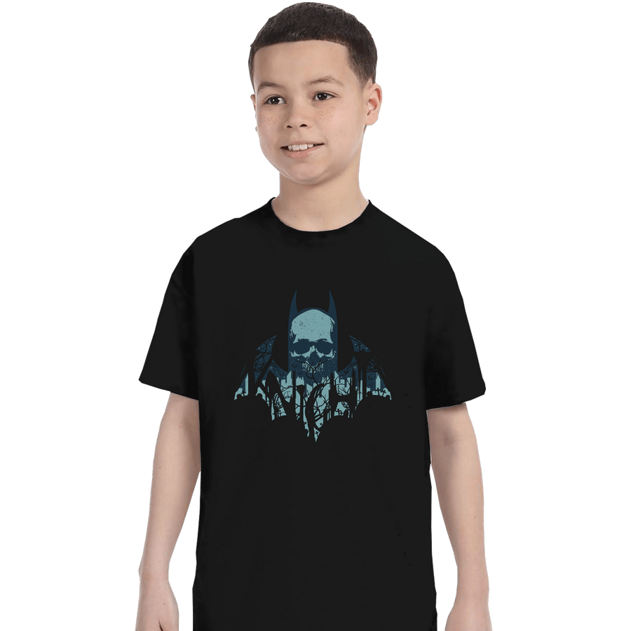 Shirts T-Shirts, Youth / XL / Black Gothic Knight