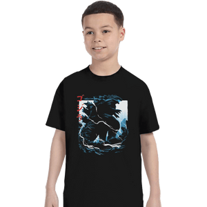 Secret_Shirts T-Shirts, Youth / XS / Black Great Kaiju