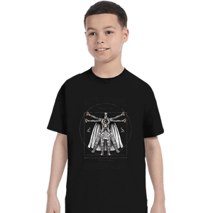 Daily_Deal_Shirts T-Shirts, Youth / XS / Black Vitruvian Moon Knight