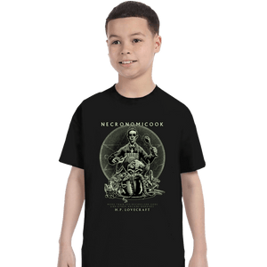 Shirts T-Shirts, Youth / XS / Black Necronomicook