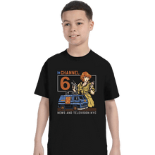Load image into Gallery viewer, Daily_Deal_Shirts T-Shirts, Youth / XS / Black Channel 6 News
