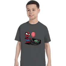 Load image into Gallery viewer, Daily_Deal_Shirts T-Shirts, Youth / XS / Charcoal Spider IT

