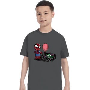 Daily_Deal_Shirts T-Shirts, Youth / XS / Charcoal Spider IT