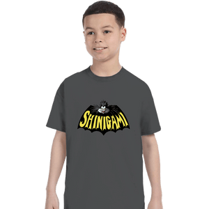 Shirts T-Shirts, Youth / XS / Charcoal Bat Shinigami