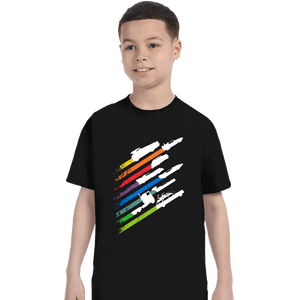 Daily_Deal_Shirts T-Shirts, Youth / XS / Black Speed Streaks