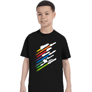 Daily_Deal_Shirts T-Shirts, Youth / XS / Black Speed Streaks