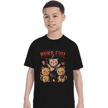 Load image into Gallery viewer, Shirts T-Shirts, Youth / XL / Black Purr Evil
