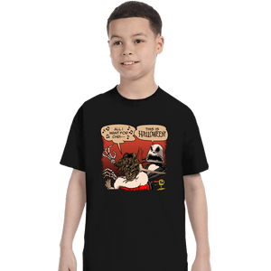 Daily_Deal_Shirts T-Shirts, Youth / XS / Black Skellington Slap