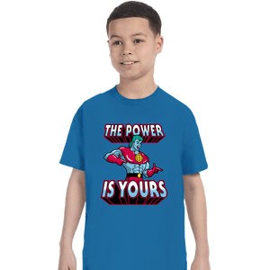 Shirts T-Shirts, Youth / XS / Sapphire The Power Is Yours