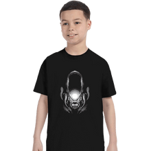 Load image into Gallery viewer, Shirts T-Shirts, Youth / XS / Black Alien Head
