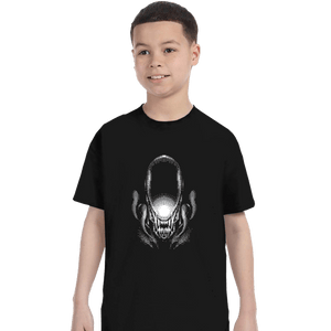 Shirts T-Shirts, Youth / XS / Black Alien Head