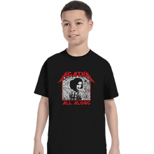 Load image into Gallery viewer, Shirts T-Shirts, Youth / XS / Black Agatha Metal
