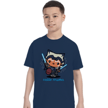 Load image into Gallery viewer, Shirts T-Shirts, Youth / XL / Navy Hello Ahsoka
