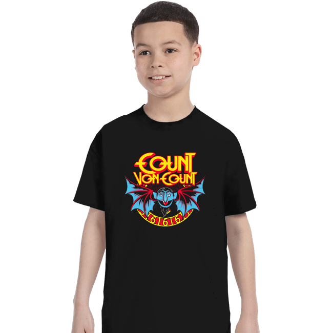 Daily_Deal_Shirts T-Shirts, Youth / XS / Black The Count