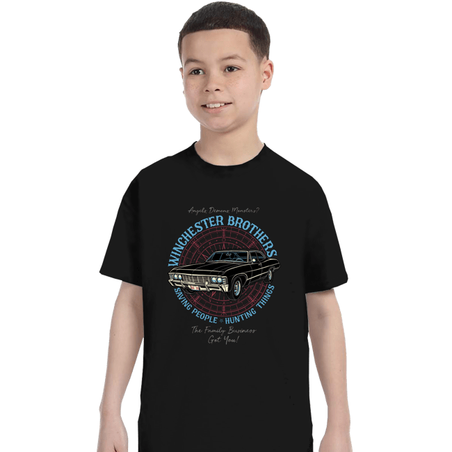 Daily_Deal_Shirts T-Shirts, Youth / XS / Black Winchester Brothers