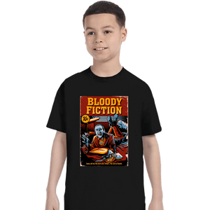 Daily_Deal_Shirts T-Shirts, Youth / XS / Black Bloody Fiction