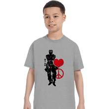 Load image into Gallery viewer, Shirts T-Shirts, Youth / XS / Sports Grey Crimson Josuke
