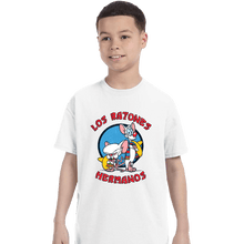 Load image into Gallery viewer, Daily_Deal_Shirts T-Shirts, Youth / XS / White Los Ratones Hermanos

