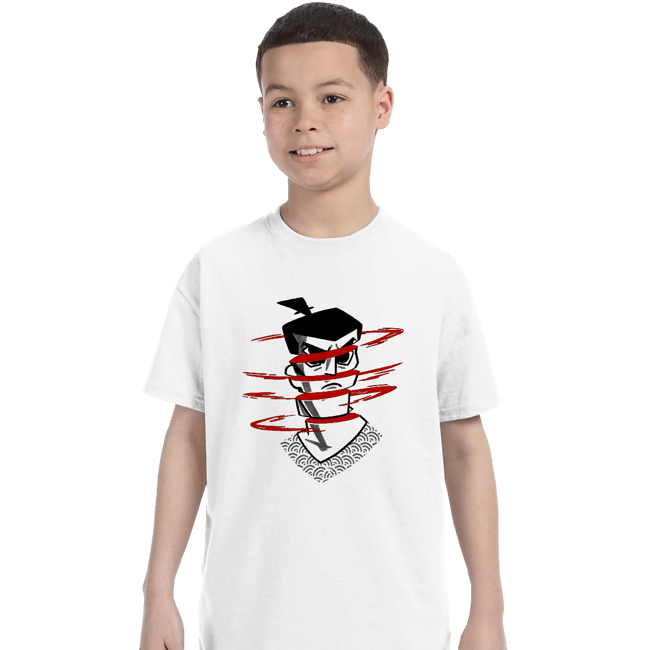 Shirts T-Shirts, Youth / XS / White Samura Slash