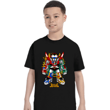 Load image into Gallery viewer, Daily_Deal_Shirts T-Shirts, Youth / XS / Black Chibi Voltron
