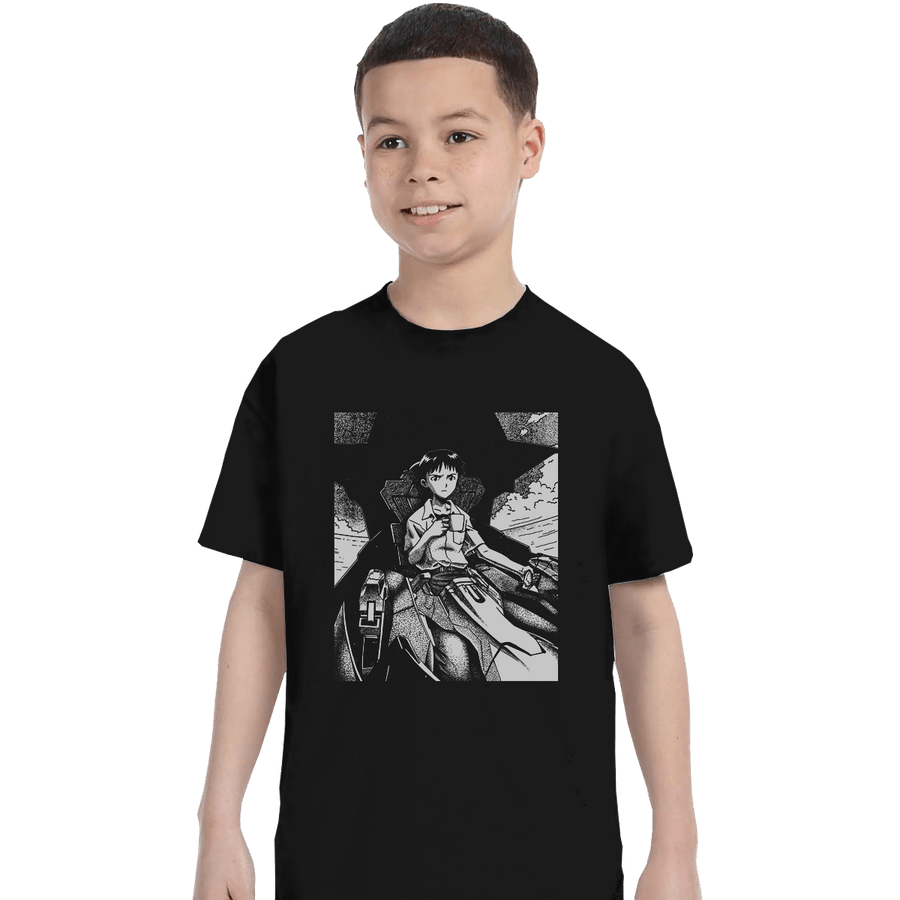 Shirts T-Shirts, Youth / XL / Black Neon Genesis Evangelion