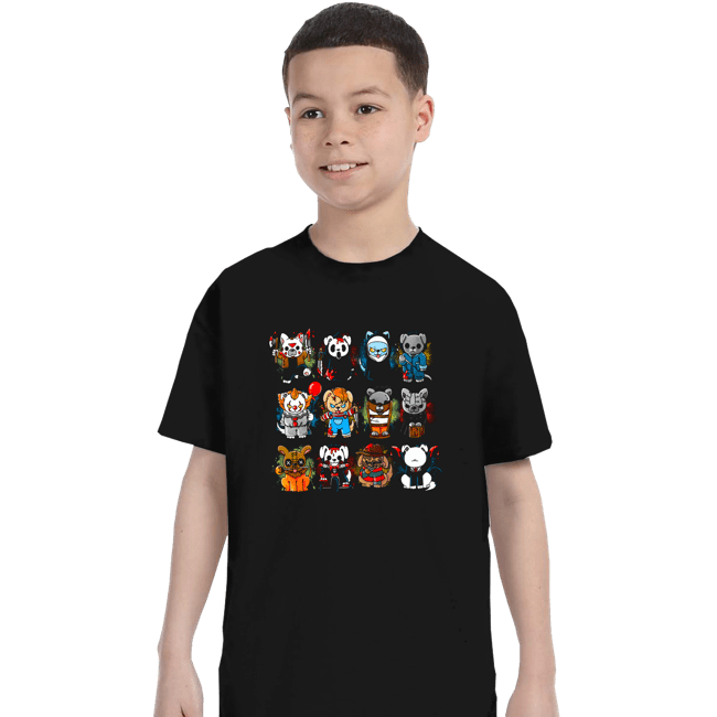 Daily_Deal_Shirts T-Shirts, Youth / XS / Black Horror Puppies