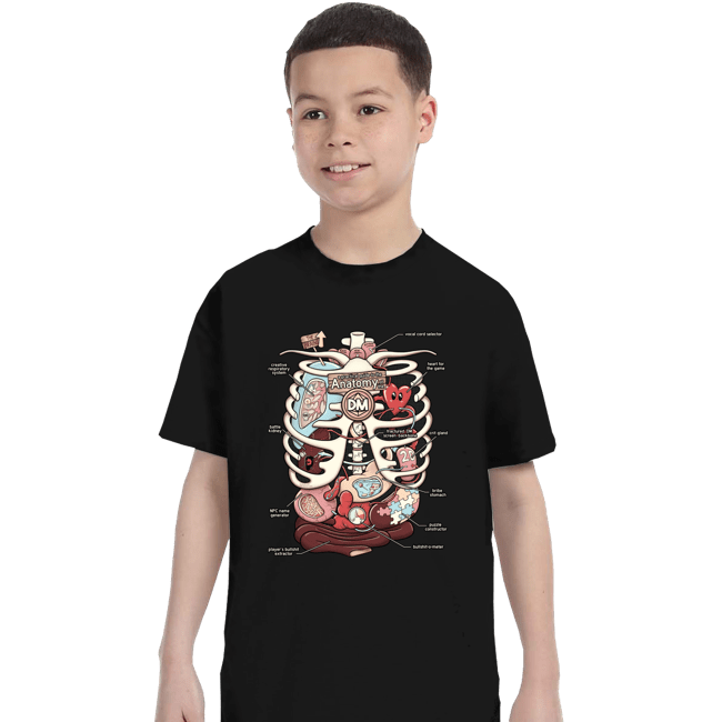 Shirts T-Shirts, Youth / XS / Black Anatomy Of A DM